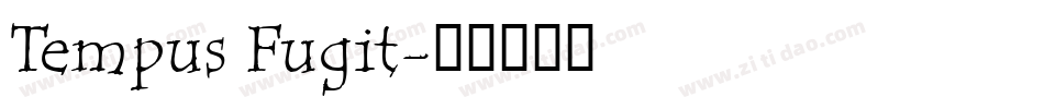Tempus Fugit字体转换